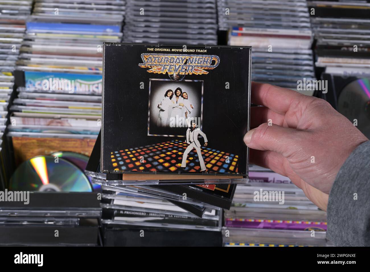 CD: Saturday Night Fever: The Original Movie Sound Track Stock Photo