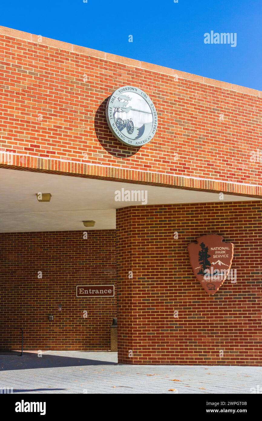 Visitor Center at historic Yorktown in the Colonial National Historical