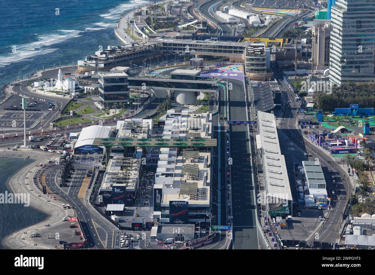 Jeddah, Saudi Arabia. 7th Mar, 2024. General view, F1 Grand Prix of