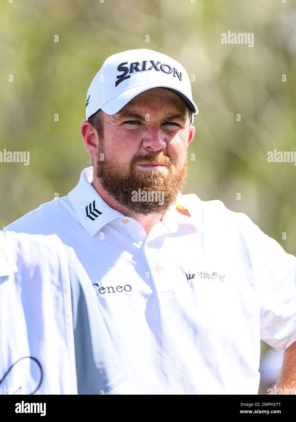 Orlando, FL, USA. 7th Mar, 2024. Shane Lowry of Ireland on the 7th tee
