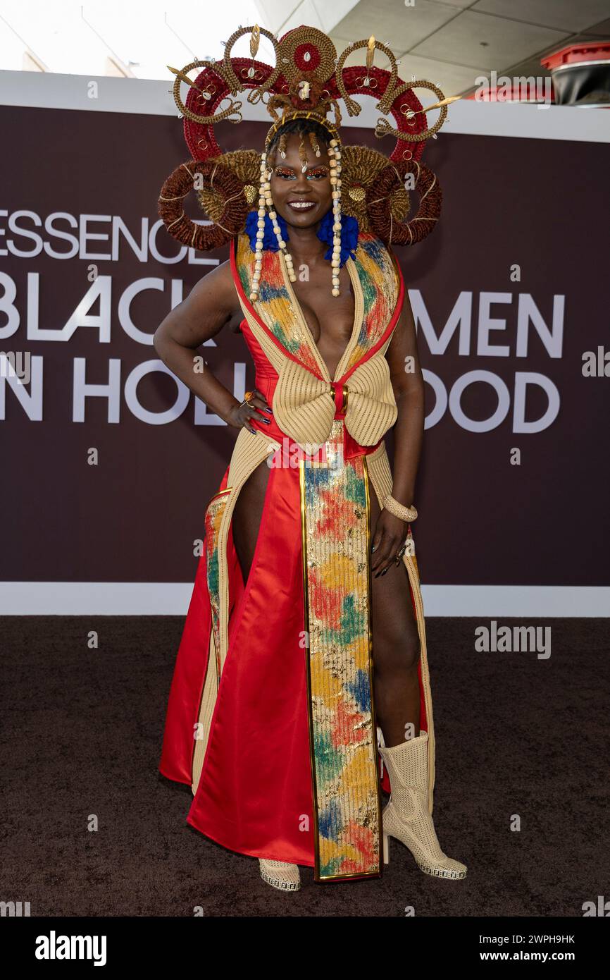 Los Angeles, USA. 07th Mar, 2024. Caroline Wanga attends the arrivals