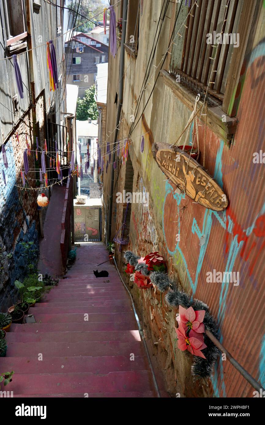 Colorfully painted steps hi-res stock photography and images - Alamy