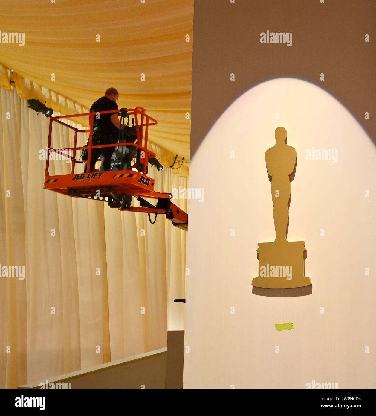 Los Angeles, United States. 07th Mar, 2024. Preparations are underway ...