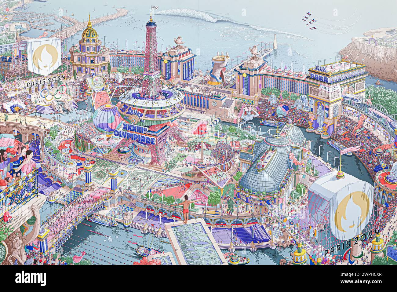 The paris 2024 olympic games hires stock photography and images Alamy