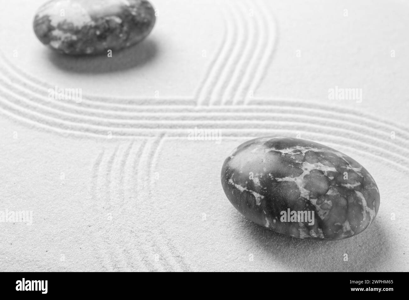 Background sand stones Black and White Stock Photos & Images - Alamy
