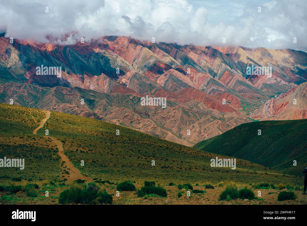 Anorama Of The Cerro De Los 14 Colores Or Fourteen Coloured Mountain Anorama Of The Cerro De Los 14 Colores Or Fourteen Coloured Mountain