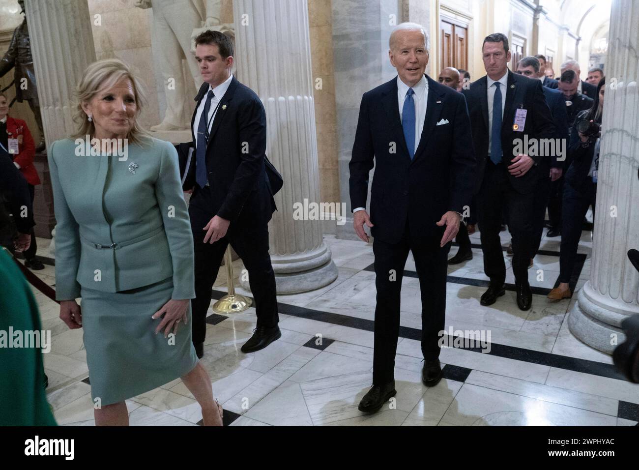 United States President Joe Biden and first lady Dr. Jill Biden arrive
