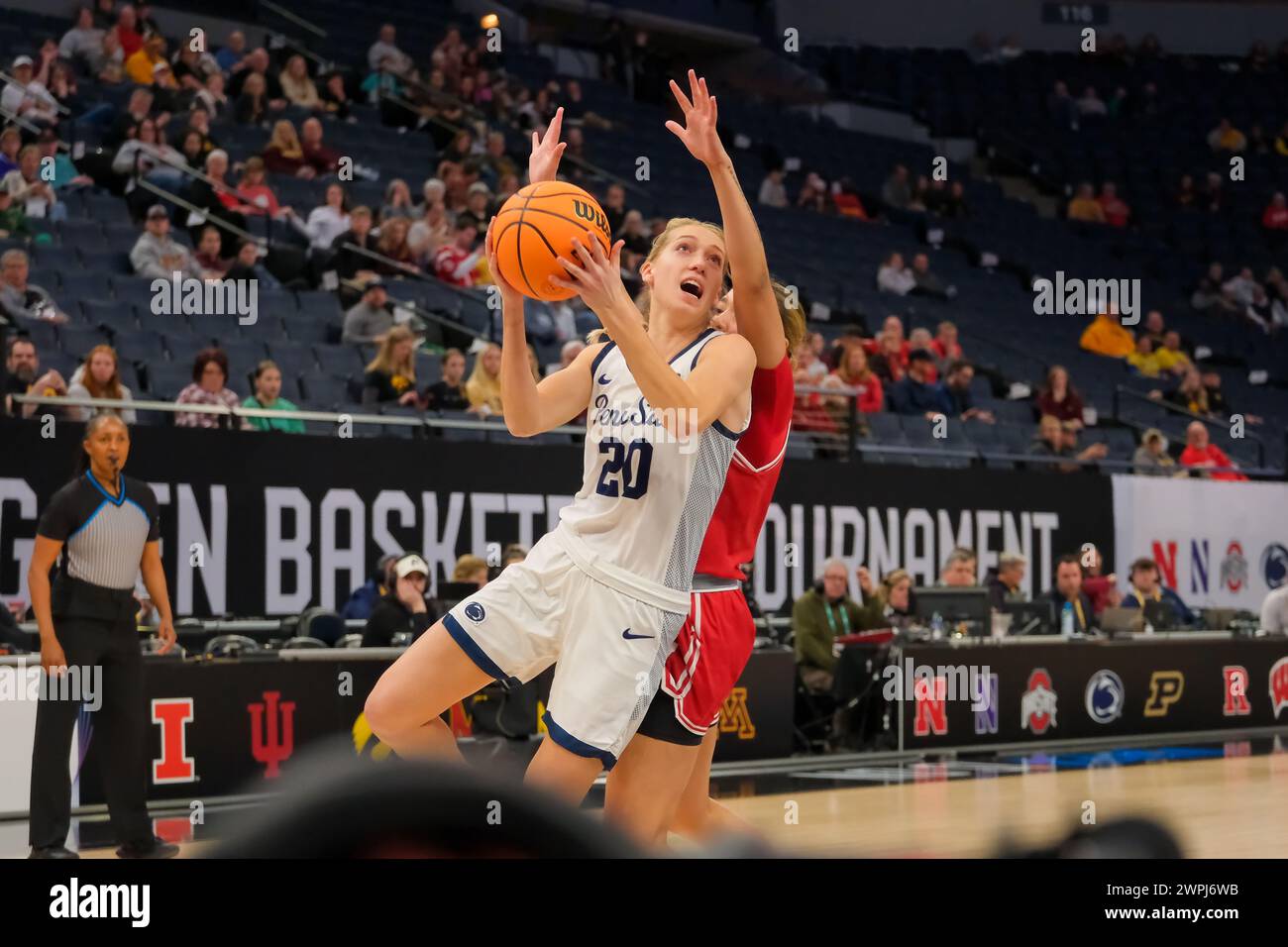 Minneapolis, Minnesota, USA. 7th Mar, 2024. Penn State Nittany Lions