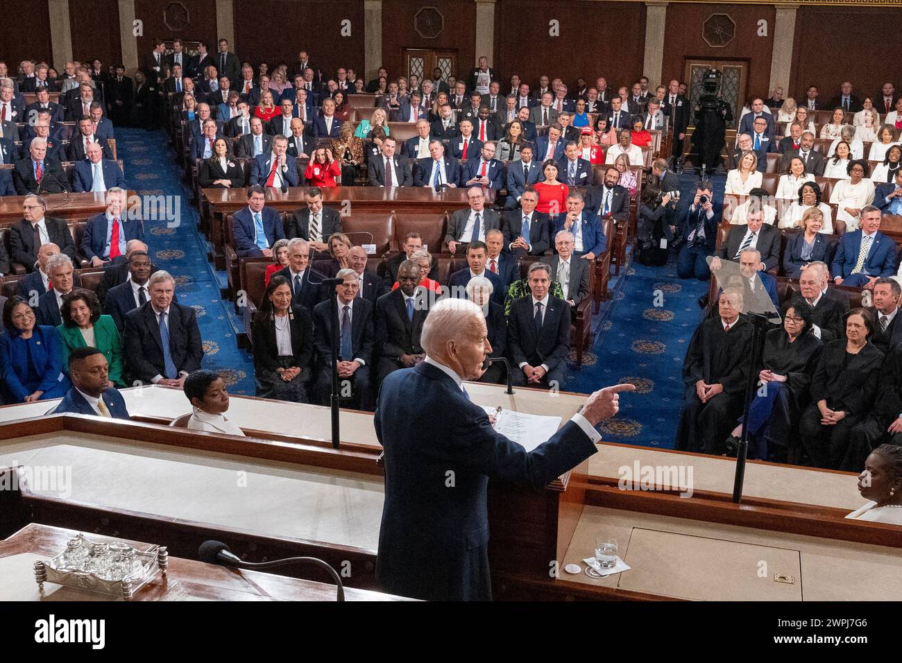 United States President Joe Biden delivers the State of the Union