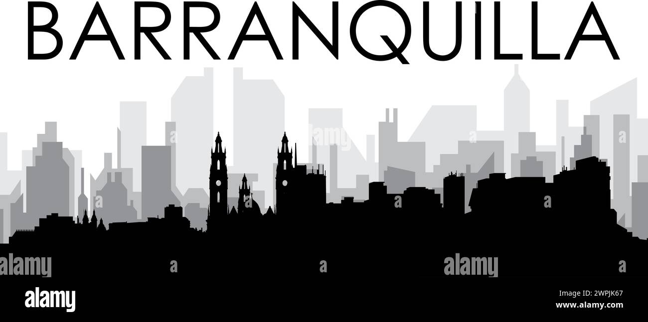 Cityscape Skyline Panorama Of BARRANQUILLA COLOMBIA Stock Vector Image cityscape-skyline-panorama-of-barranquilla-colombia-stock-vector-image