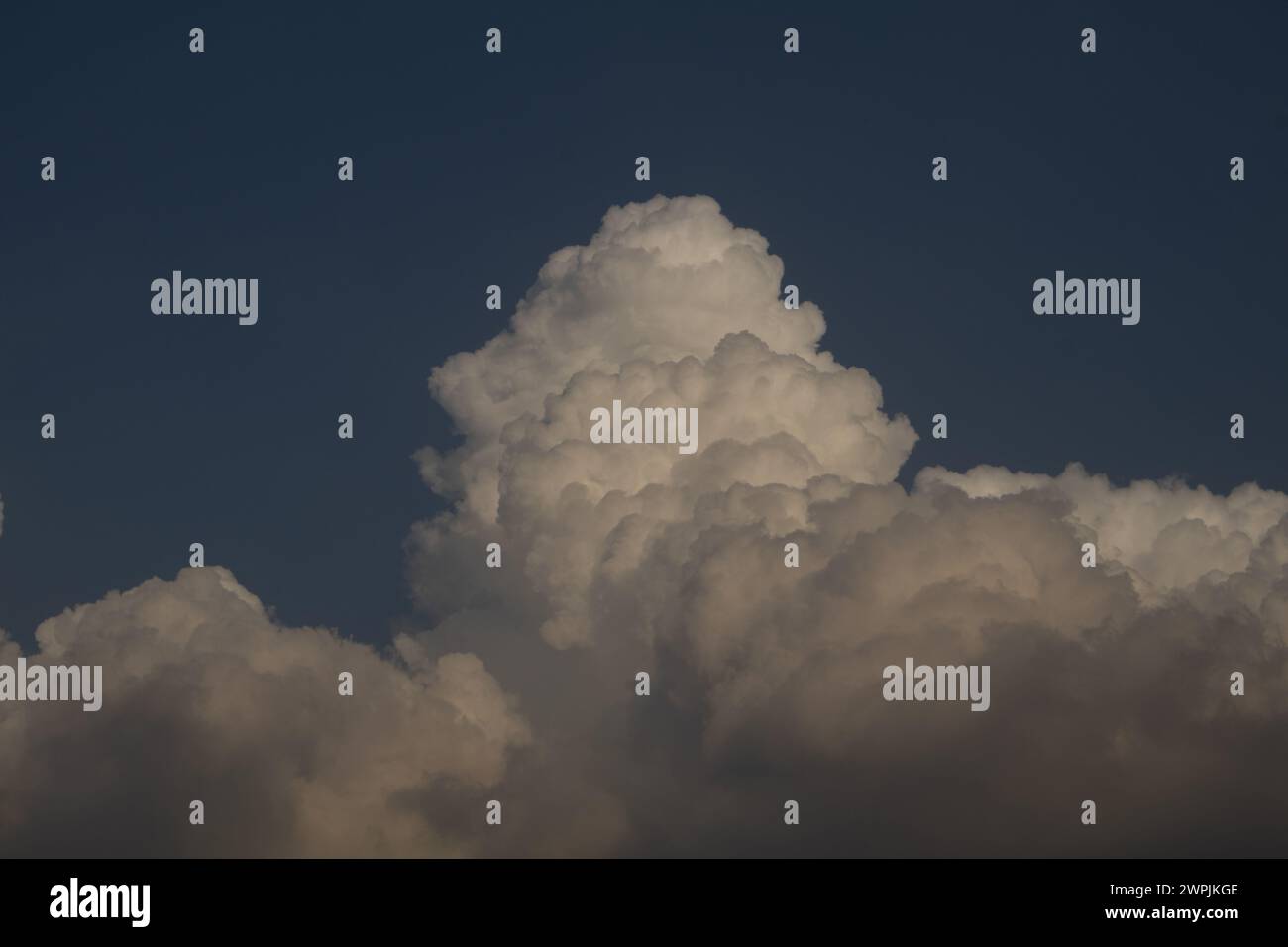 beautiful serene clouds in the sky Stock Photo