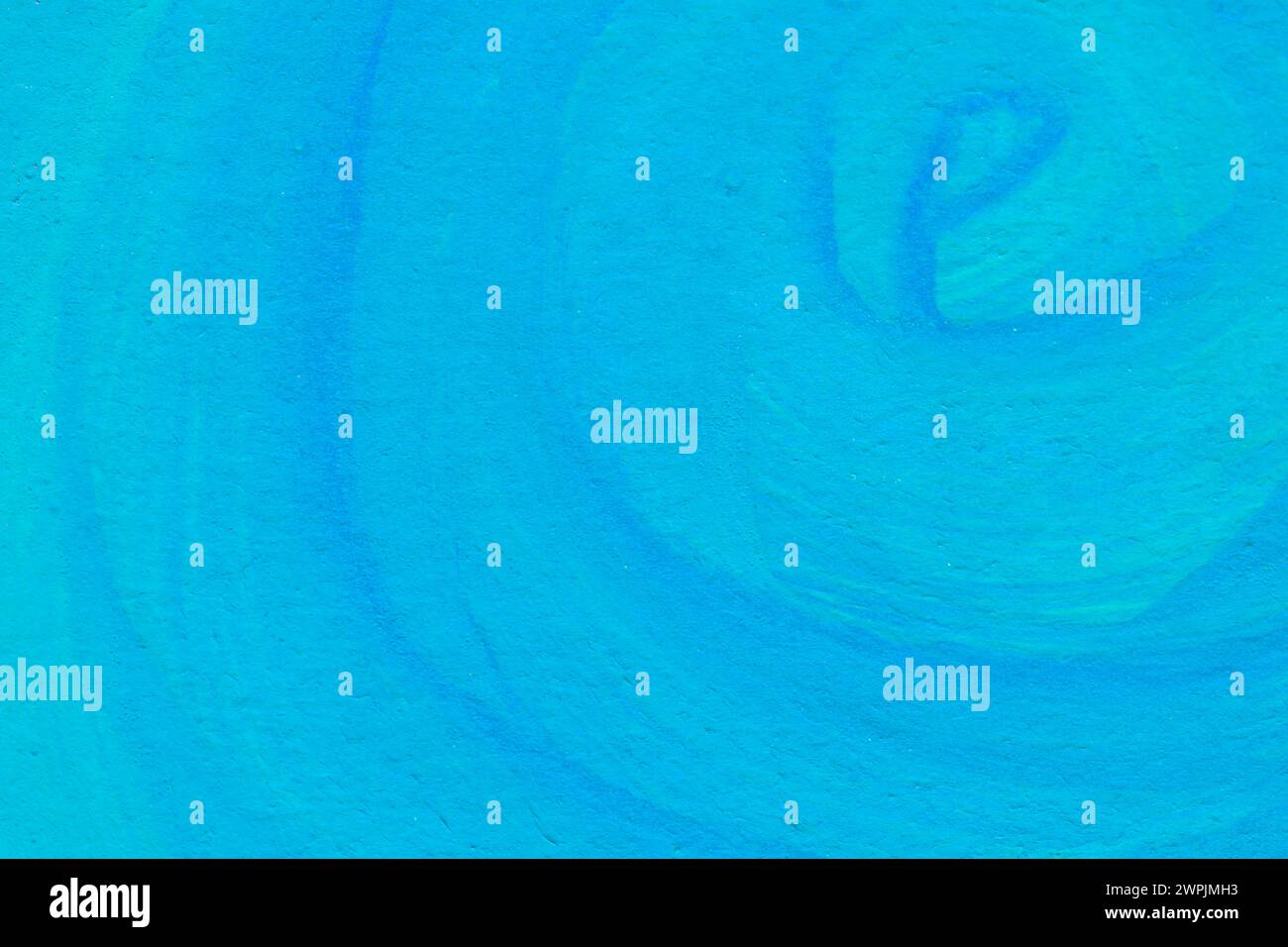 Painted blue watercolor texture as background. Stock Photo