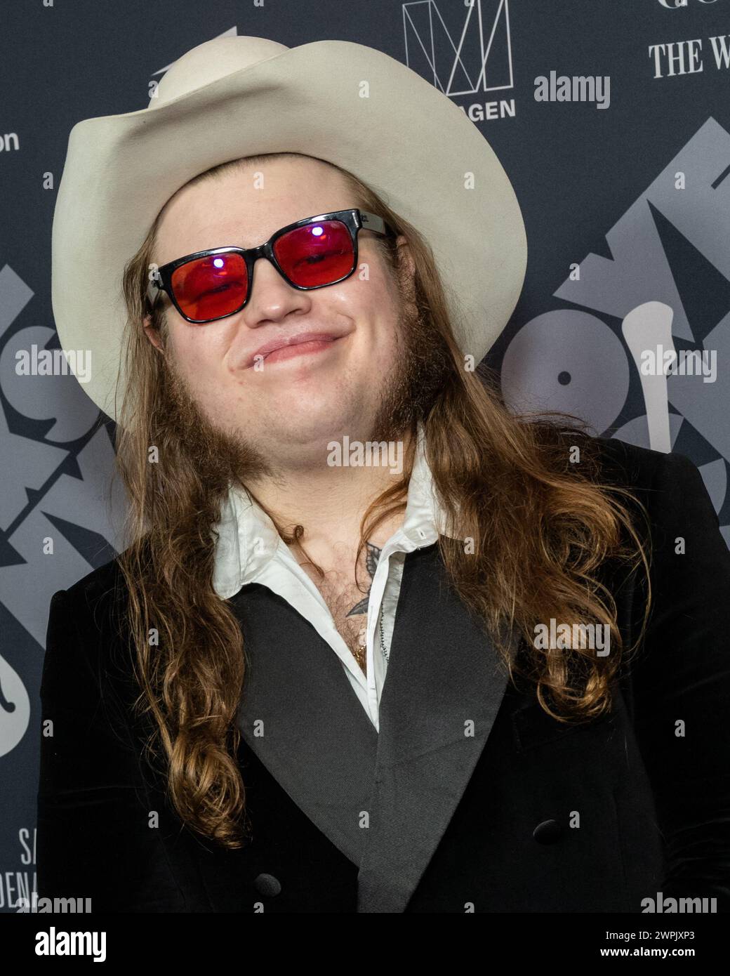New York, USA. 07th Mar, 2024. Marcus King arrives on the red carpet ...