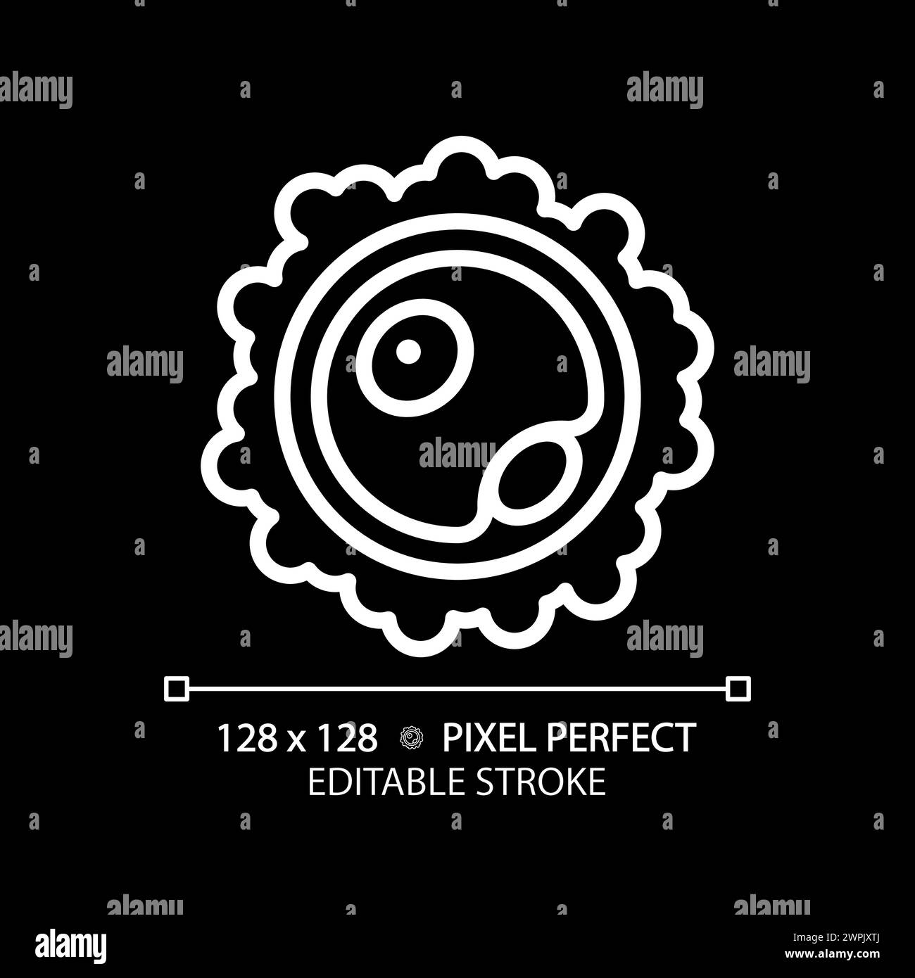 ovum-egg-white-linear-icon-for-dark-theme-stock-vector-image-art-alamy
