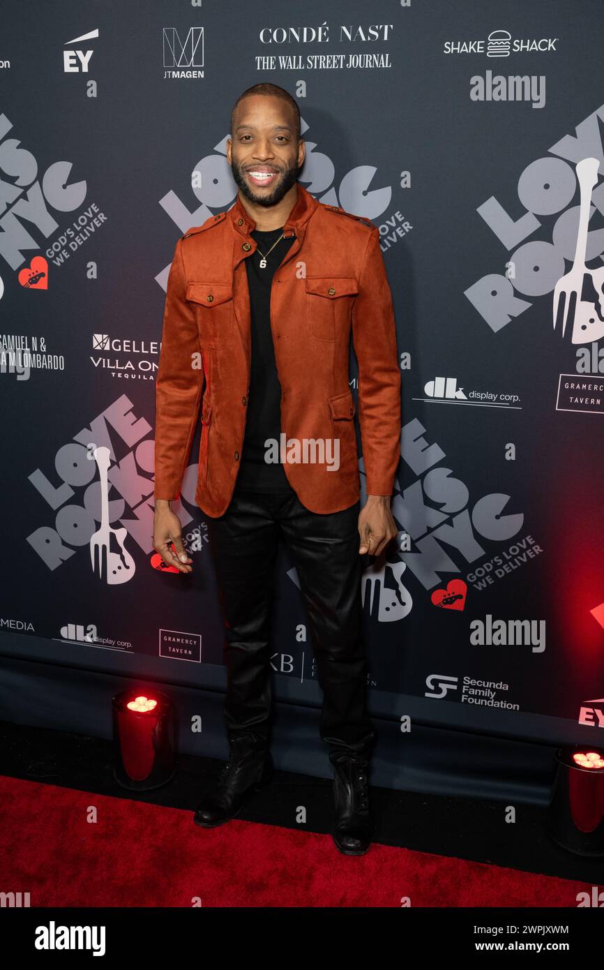 Trombone Shorty arrives on the red carpet for the eighth annual Love