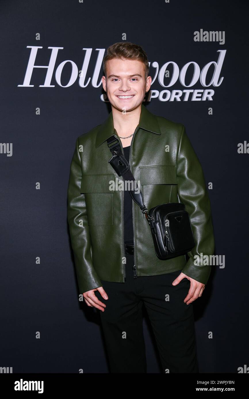 Max Balegde walking on the red carpet at the The Hollywood Reporter & TikTok celebrate the