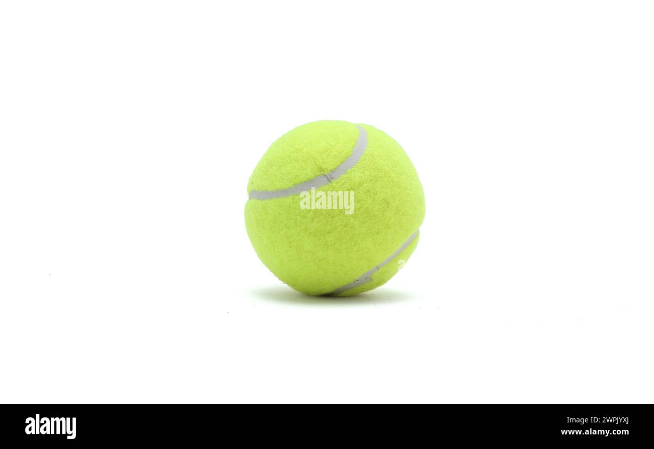 tennis ball isolated on white background Stock Photo - Alamy