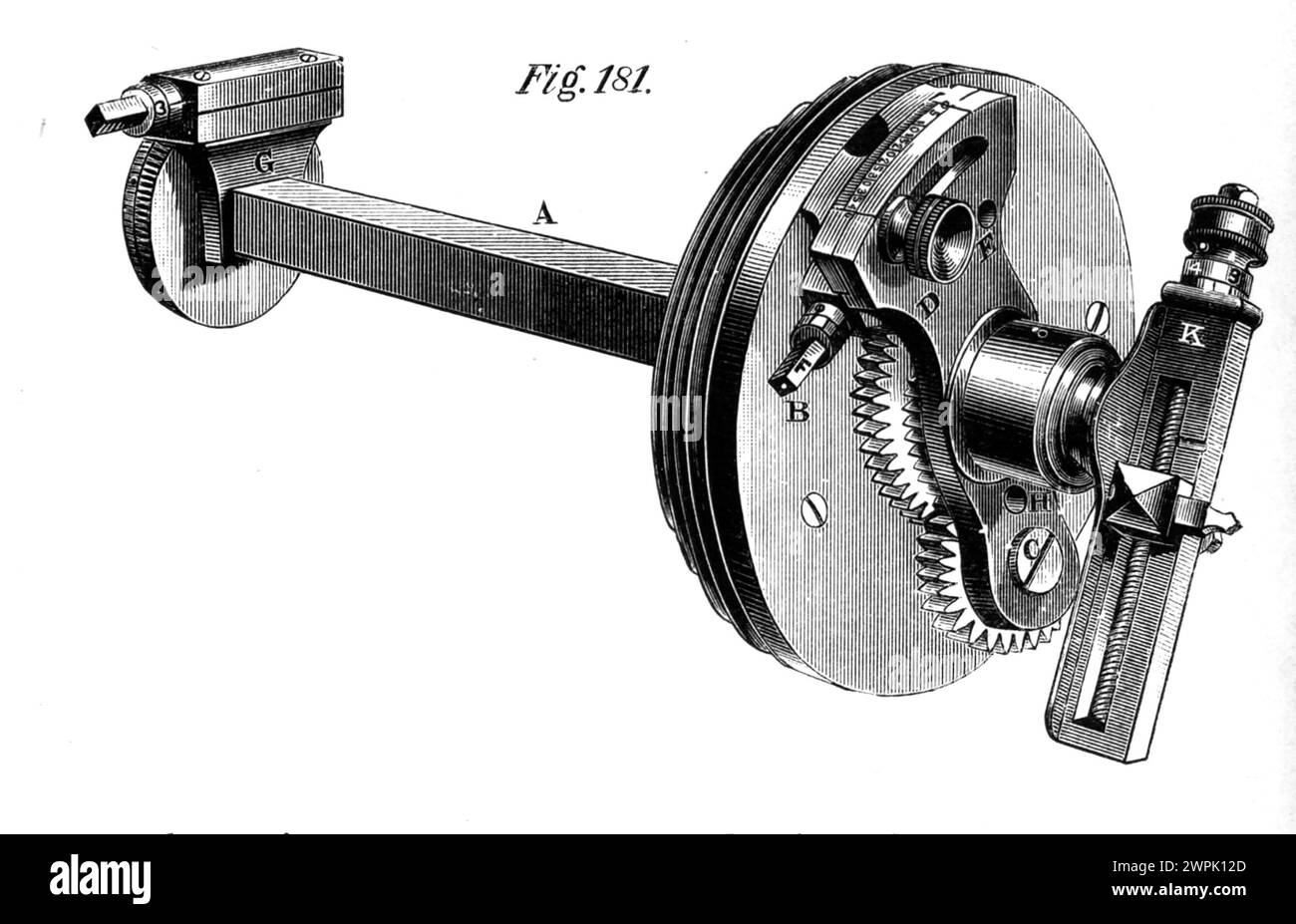 Ornamental Turning The Ellipse cutter Stock Photo