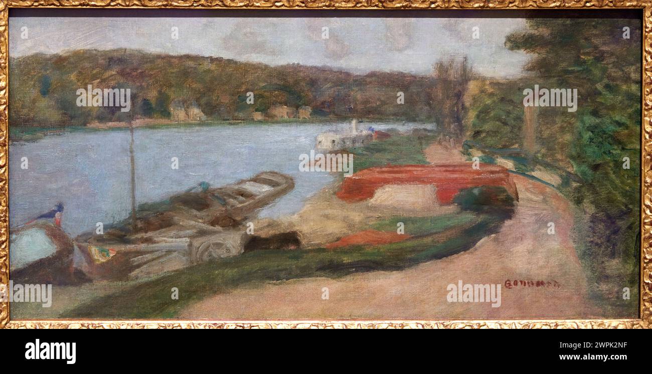 Pierre Bonnard, (1867-1947), The Seine at Vernon, Hacia 1920 Stock Photo