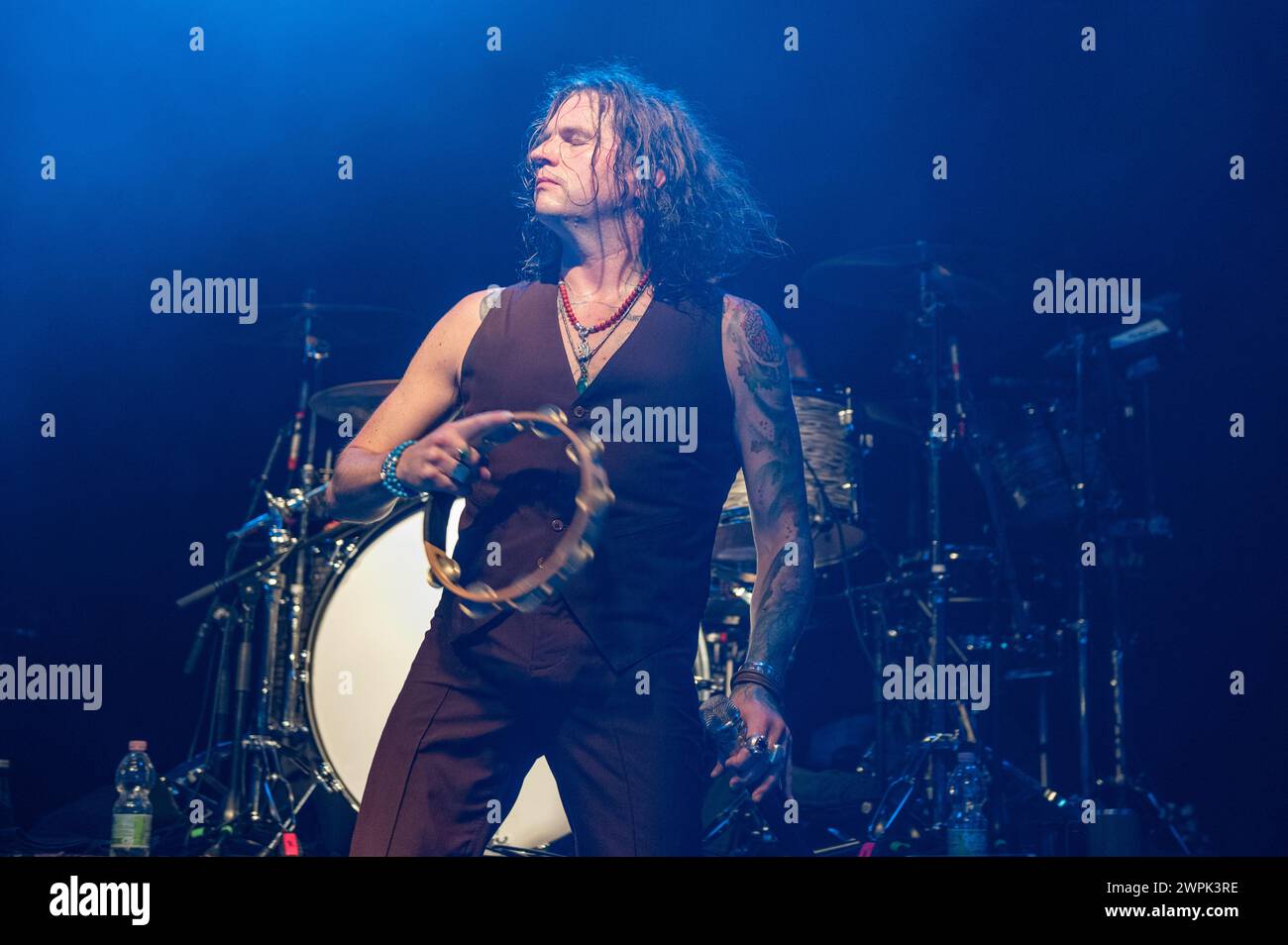 October 28, 2023: Jay Buchanan - Rival Sons play a concert in Milan, Italy Stock Photo