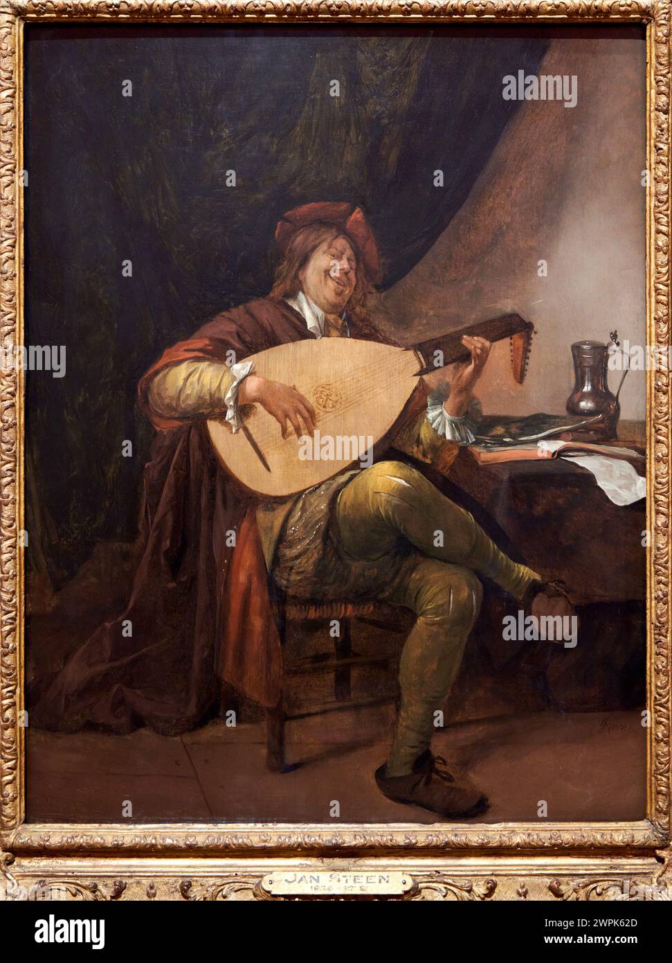 Portrait Playing Self portrait playing the lute hi-res stock photography and images - Alamy