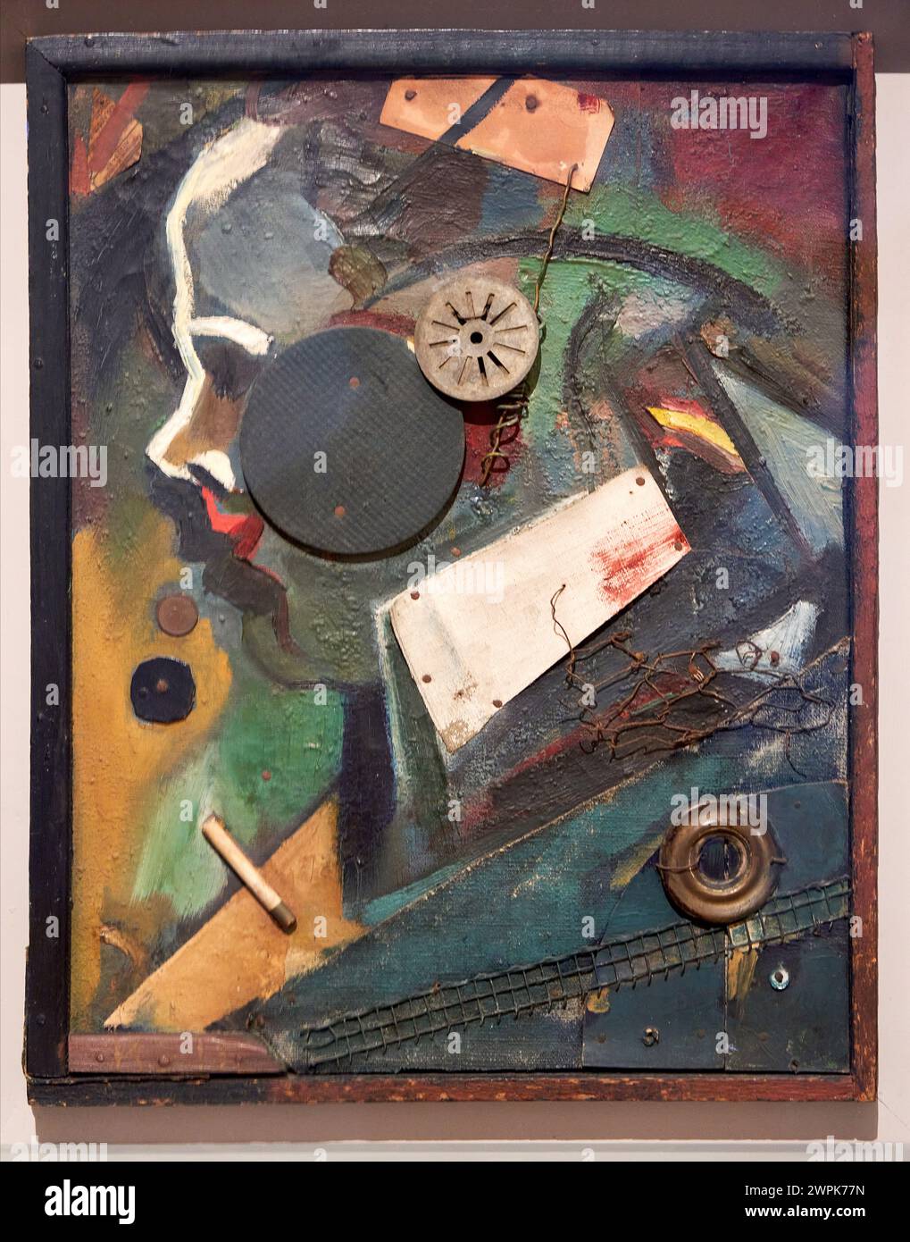 “Merzbild 1A (The Psychiatrist)”, 1919, Kurt Schwitters (18871948
