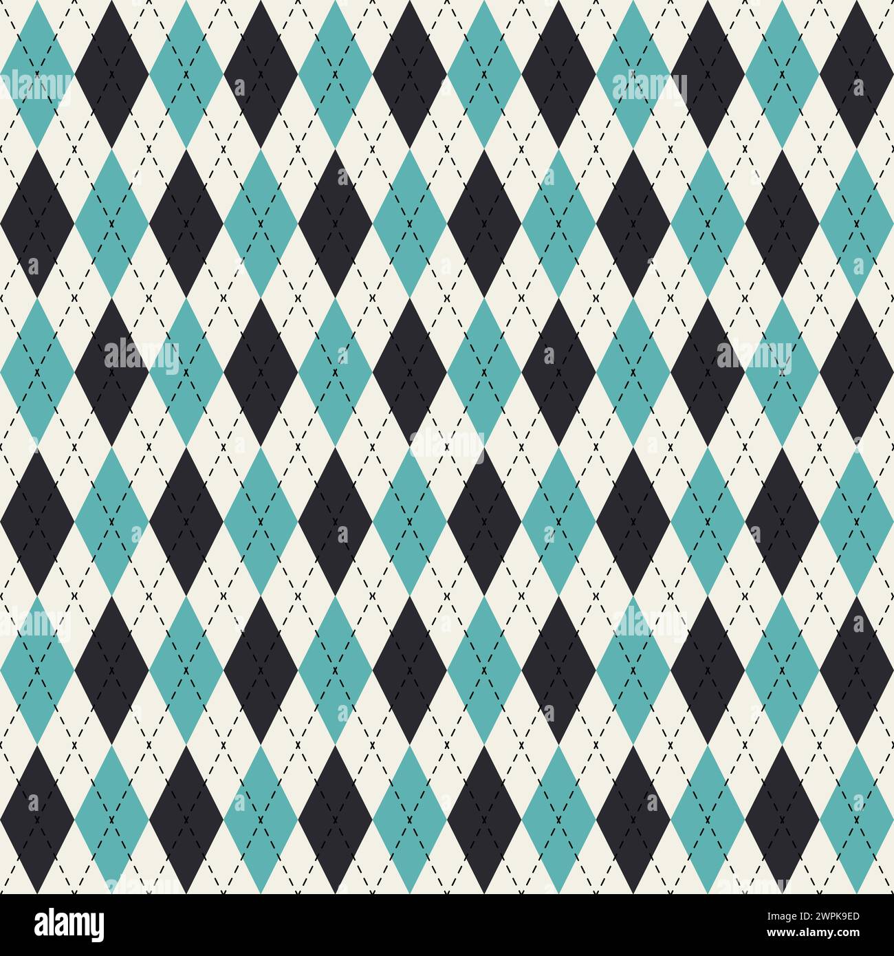 Pattern background with an argyle design Stock Vector