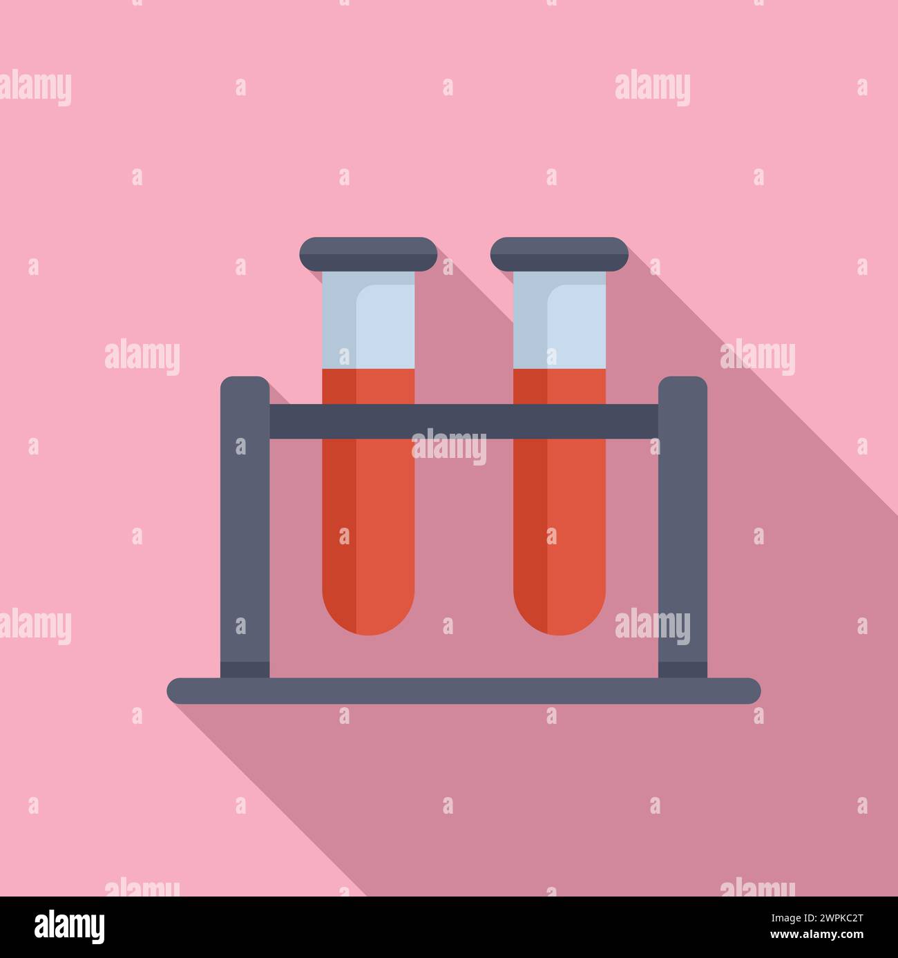 Vaccination test tubes icon hi-res stock photography and images - Alamy