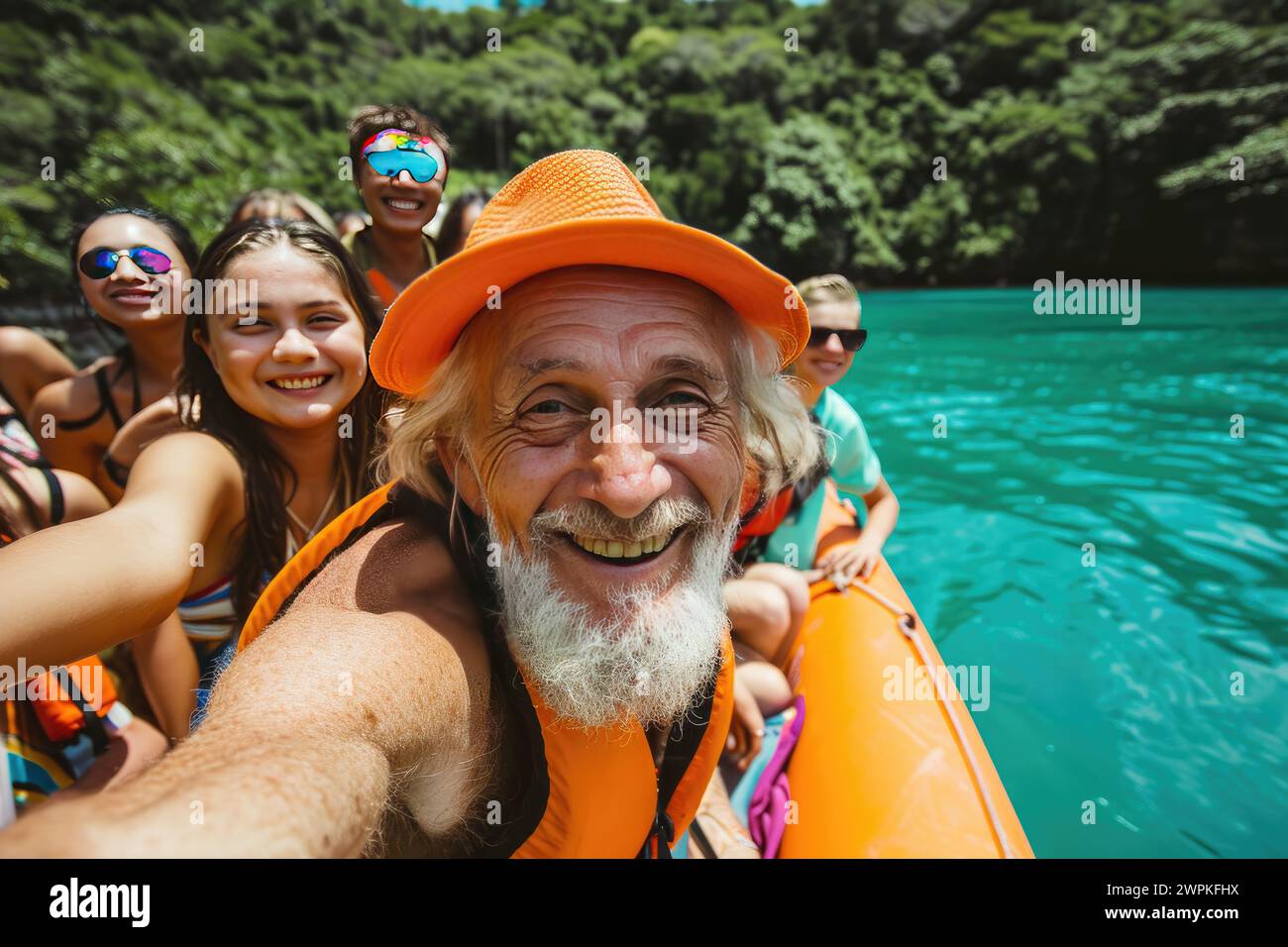 Tourists standing on a boat deck hi-res stock photography and images ...