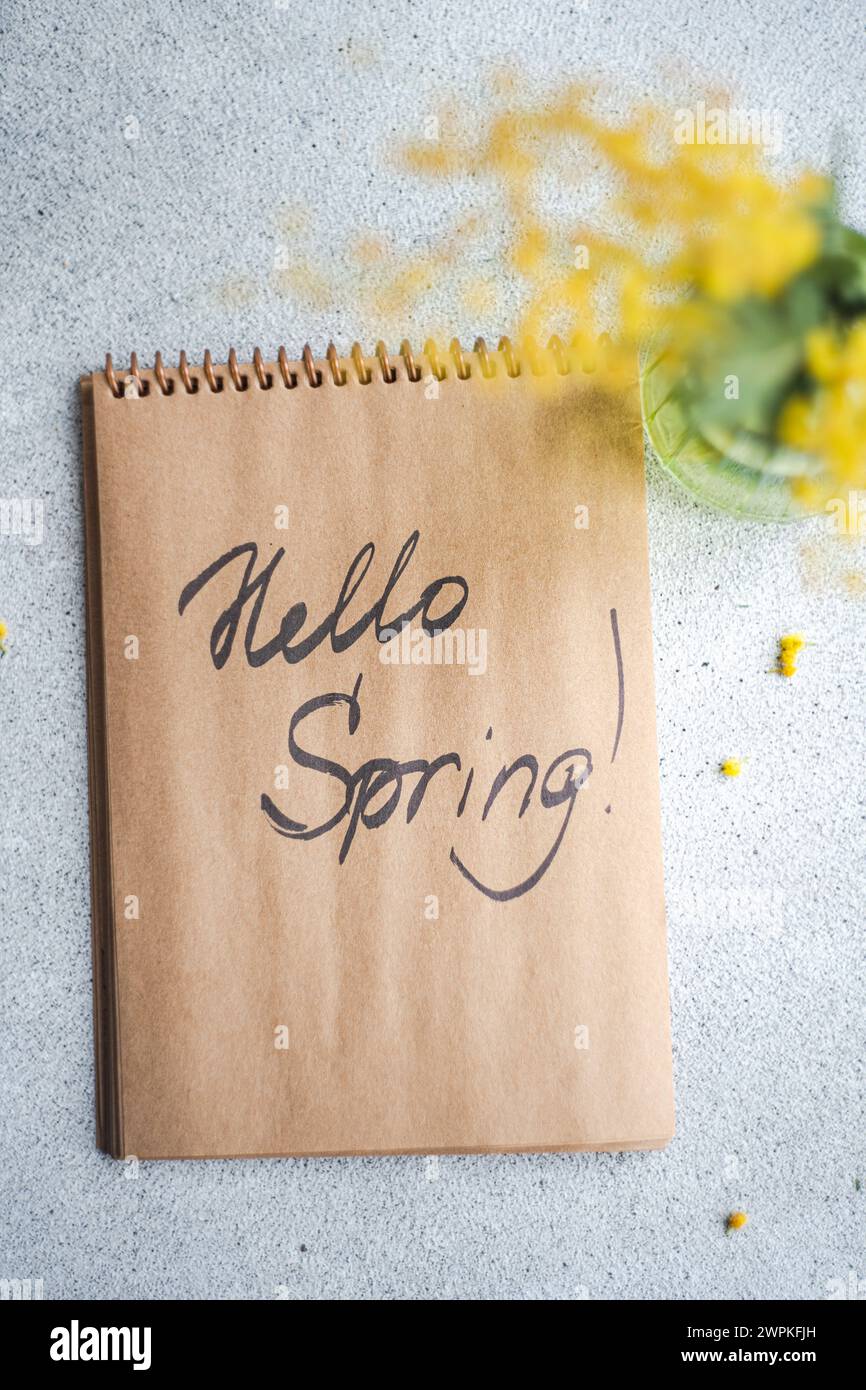 Hello spring hi-res stock photography and images - Alamy