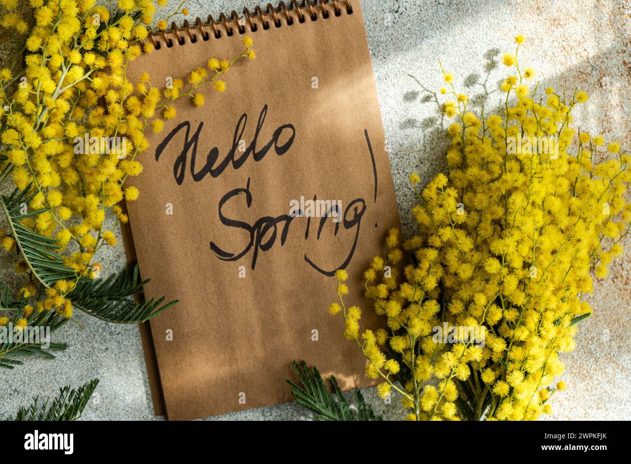 Hello spring hi-res stock photography and images - Alamy
