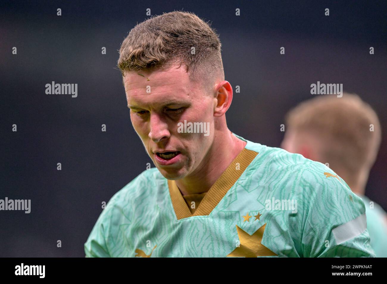 Milano, Italy. 07th Mar, 2024. Lukas Provod (17) of Slavia Prague seen ...