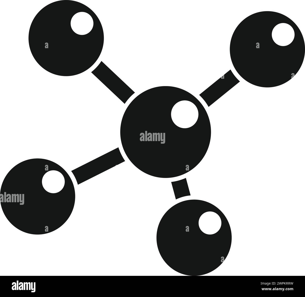 Research lab molecule icon simple vector. Lab equipment. Medical test
