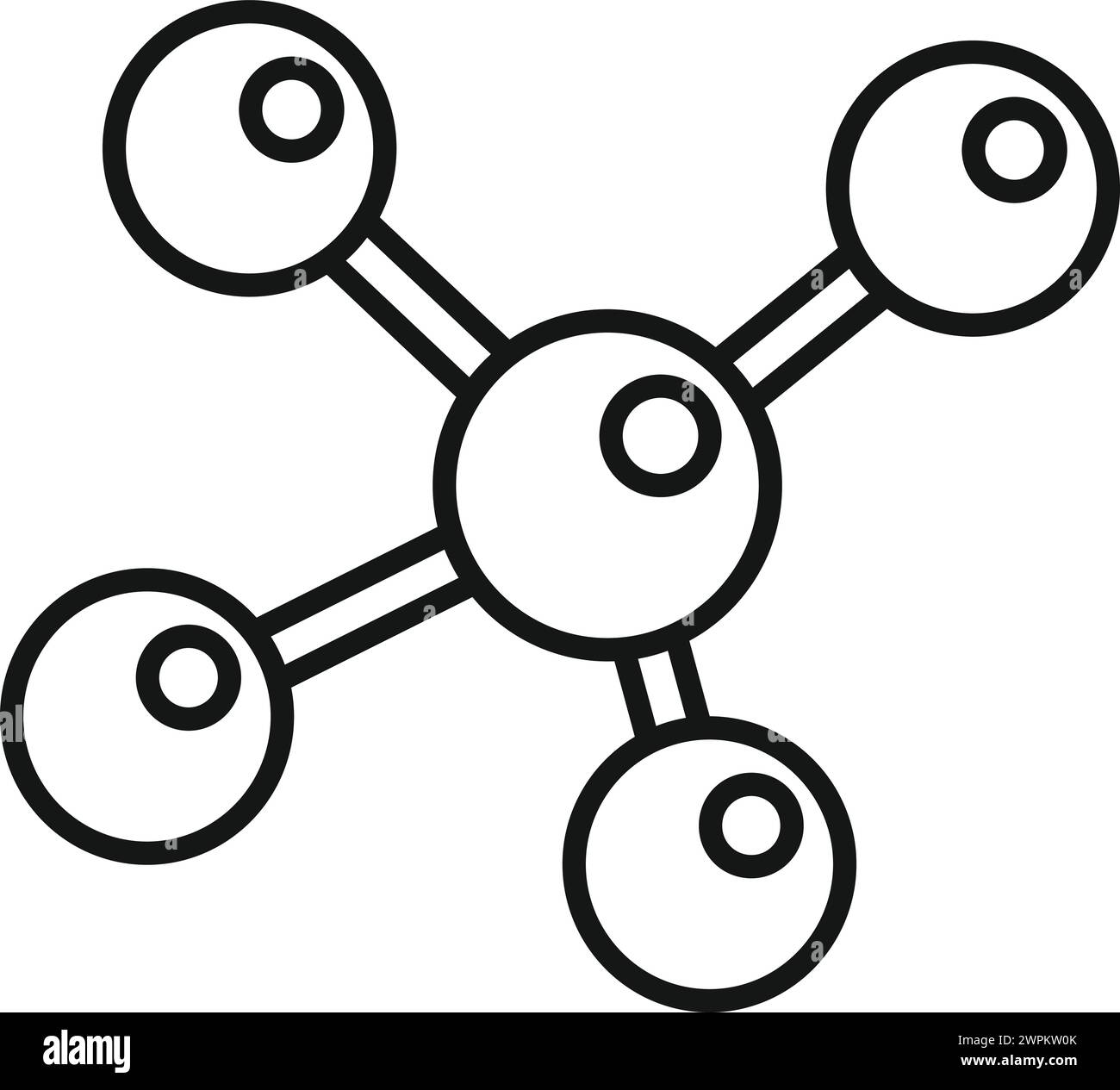 Research lab molecule icon outline vector. Lab equipment. Medical test