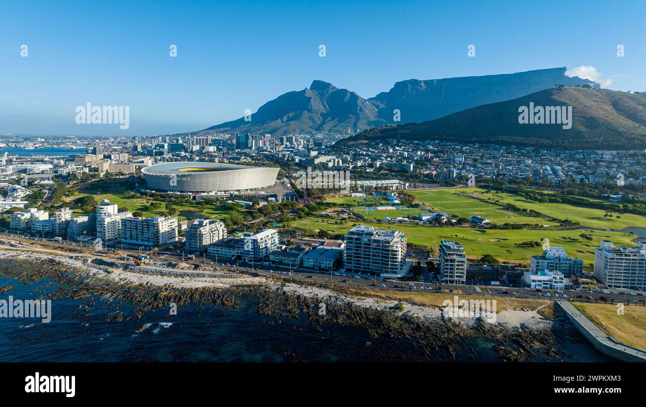Aerial of Cape Town, South Africa, Africa Stock Photo