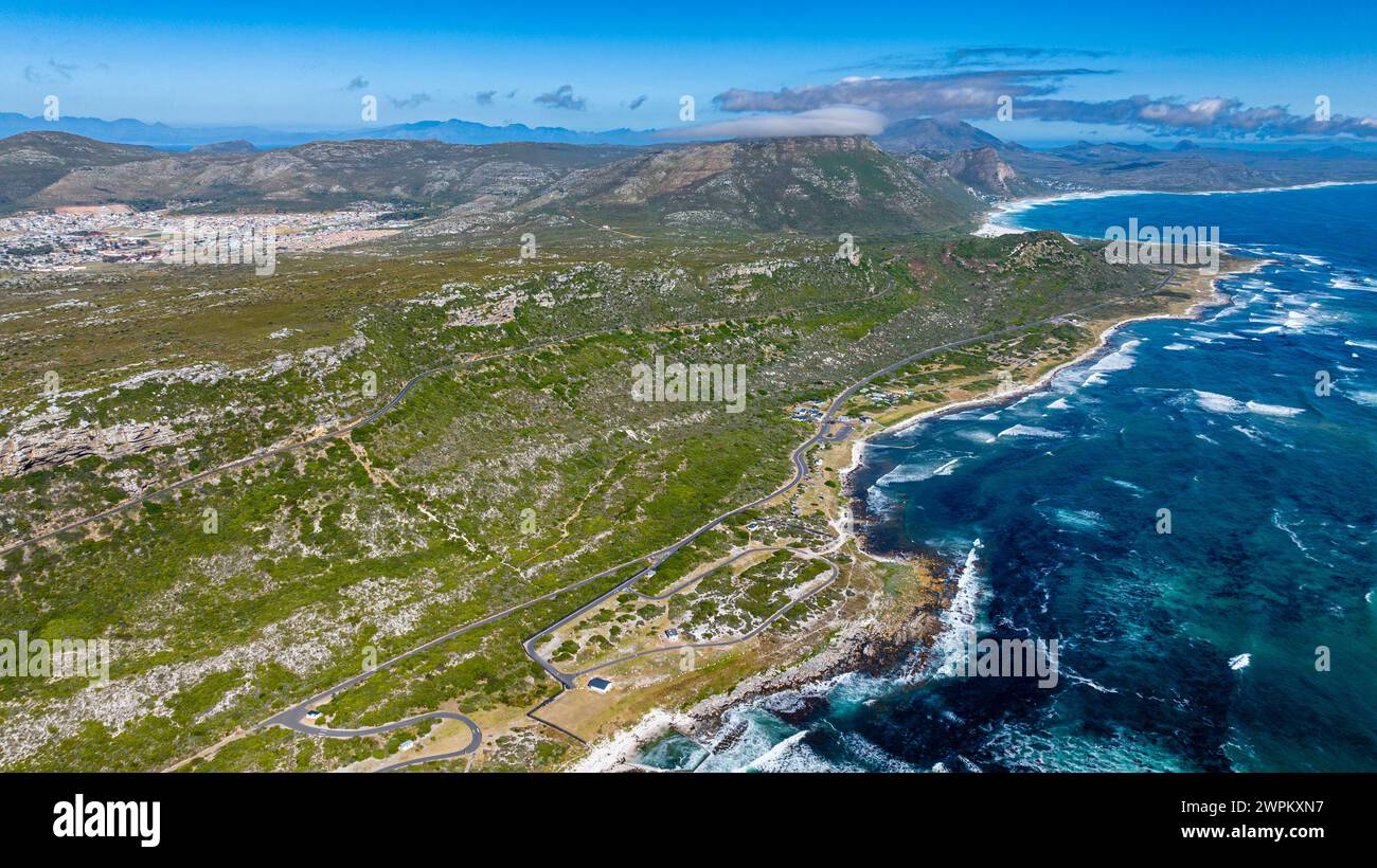 Aerial of Cape of Good Hope, Cape Town, South Africa, Africa Stock Photo