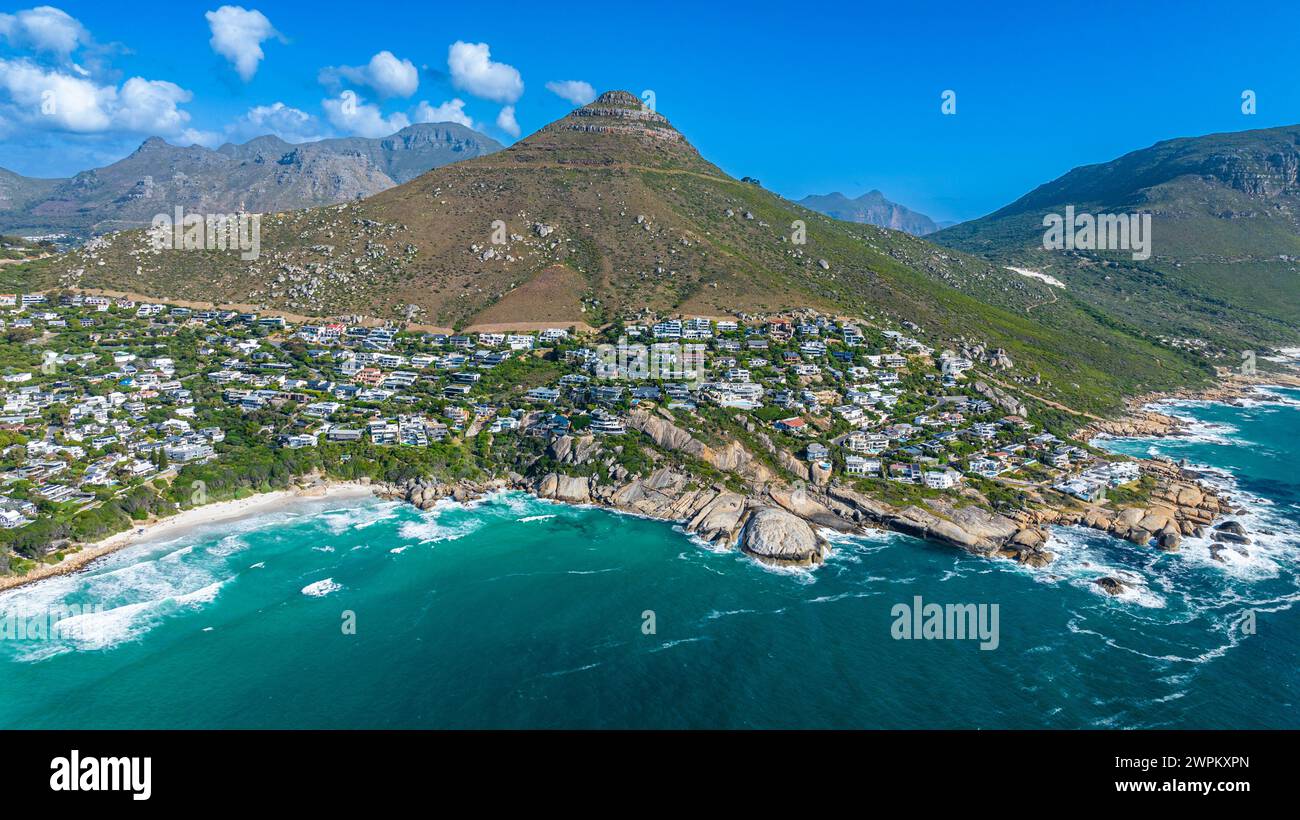 Aerial of Llandudno, Cape Town, Cape Peninsula, South Africa, Africa Stock Photo