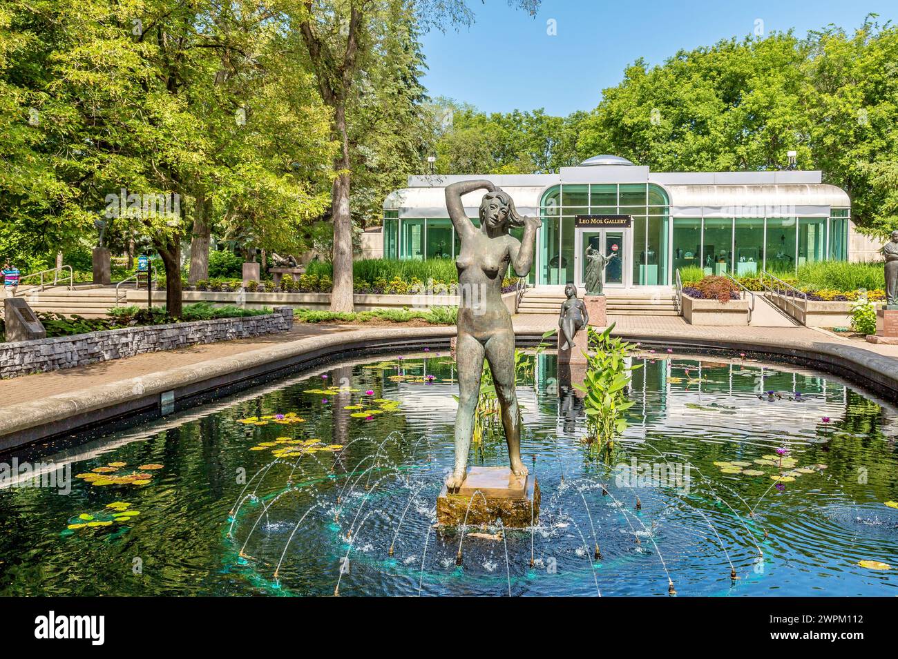 The Leo Mol Sculpture Garden and Gallery displaying work of Ukrainian