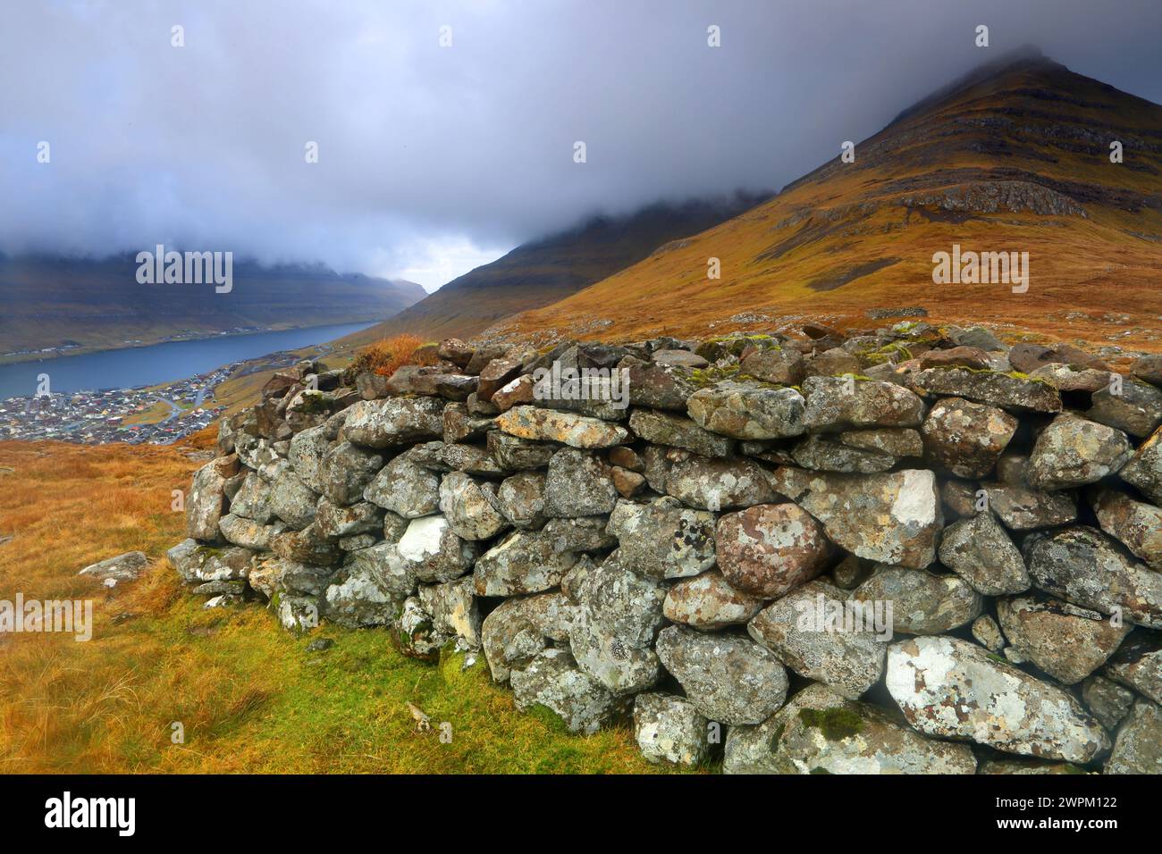 Klaksvik, Bordoy, Faroe Islands, Denmark, North Atlantic Stock Photo