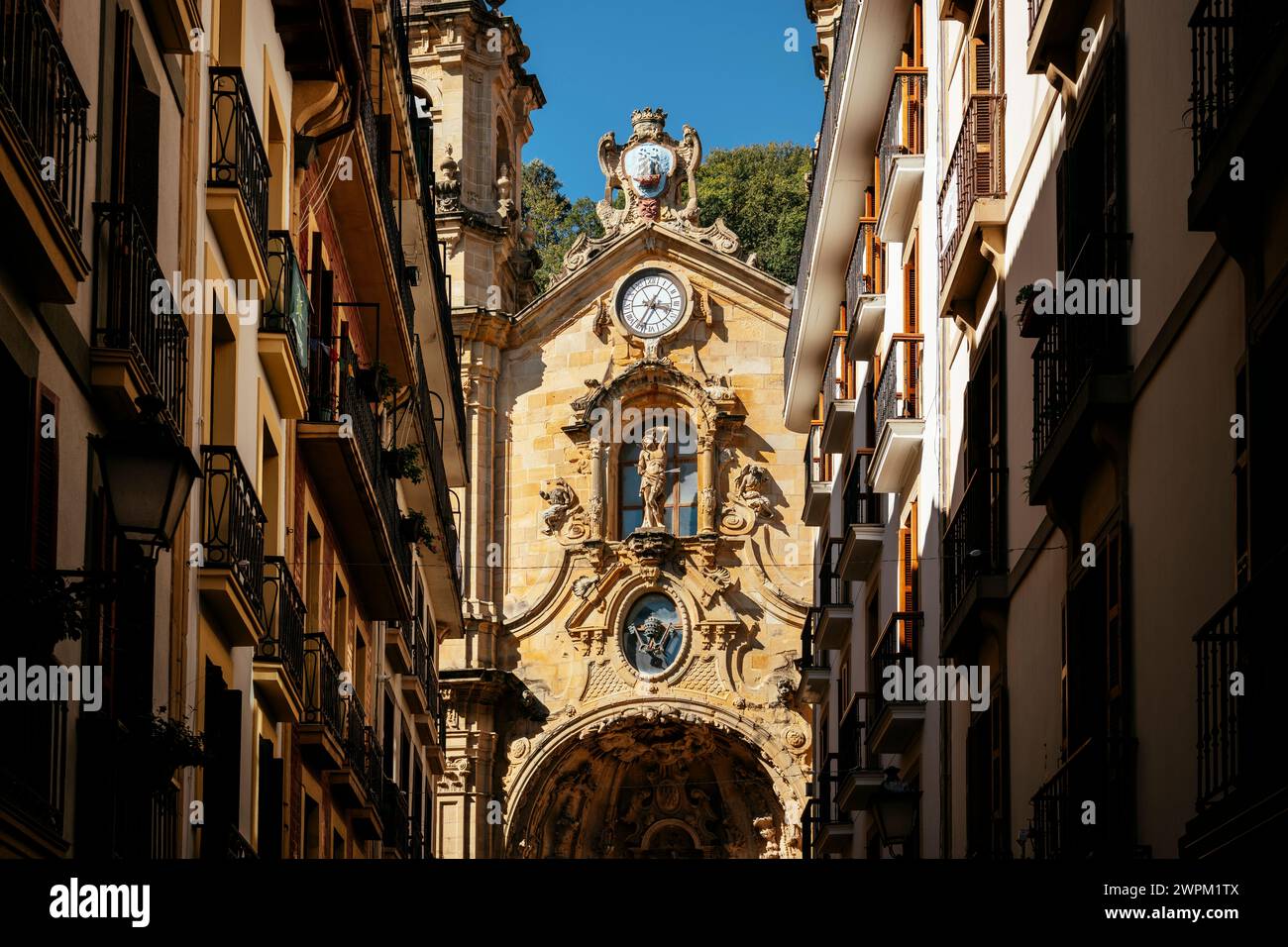 Basilica of Saint Mary of the Chorus, Donostia, San Sebastian, Gipuzkoa, Basque Country, Spain, Europe Stock Photo