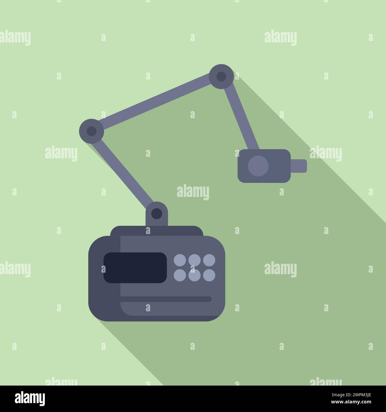 Examination scan icon flat vector. Checkup body Xray. Person scan machine Stock Vector