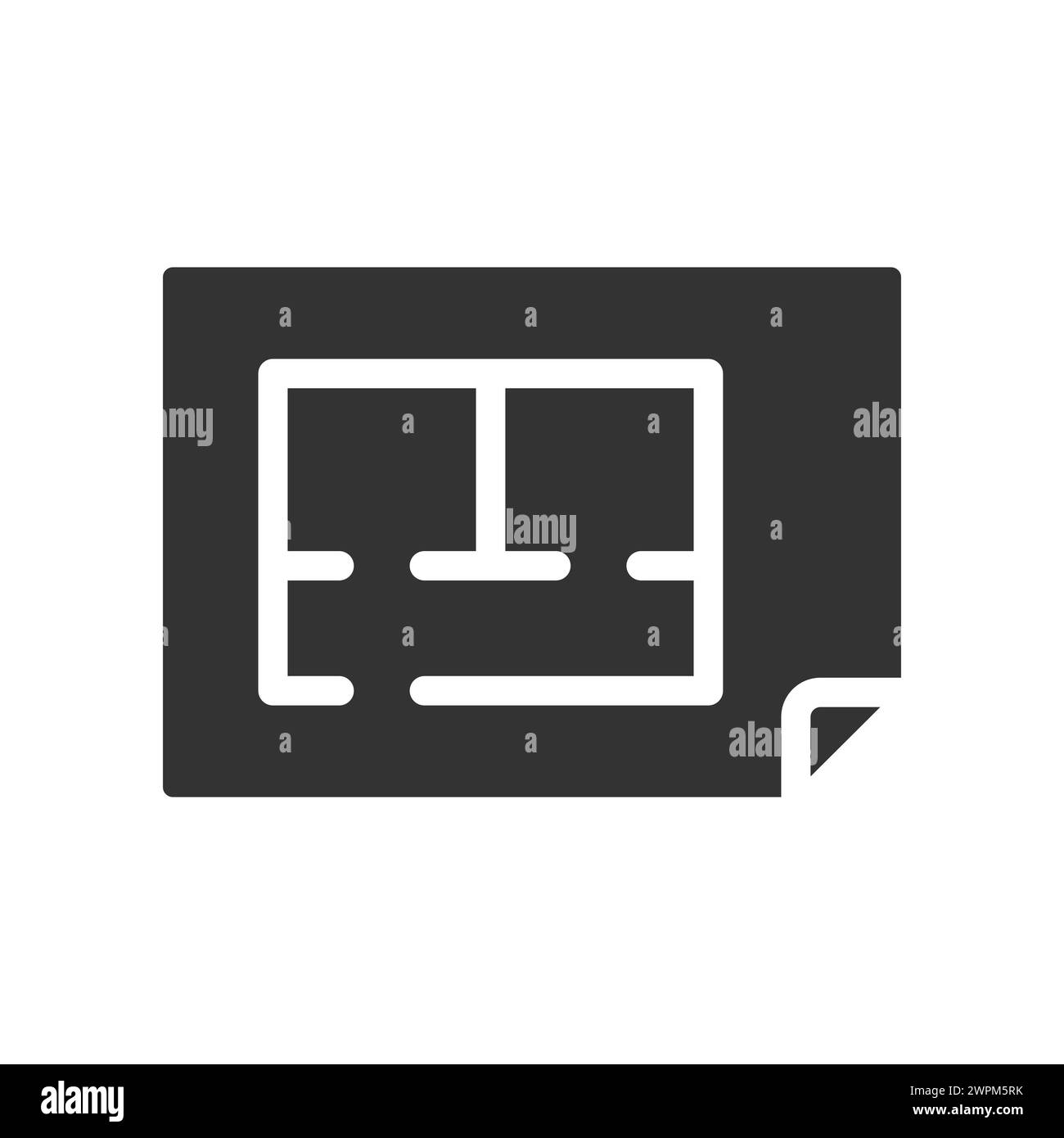 Floor plan sign Black and White Stock Photos & Images - Alamy