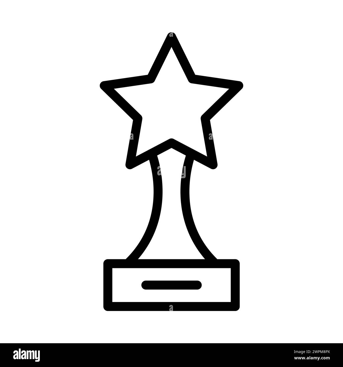 star award outline vector icon isolated Stock Vector Image & Art - Alamy