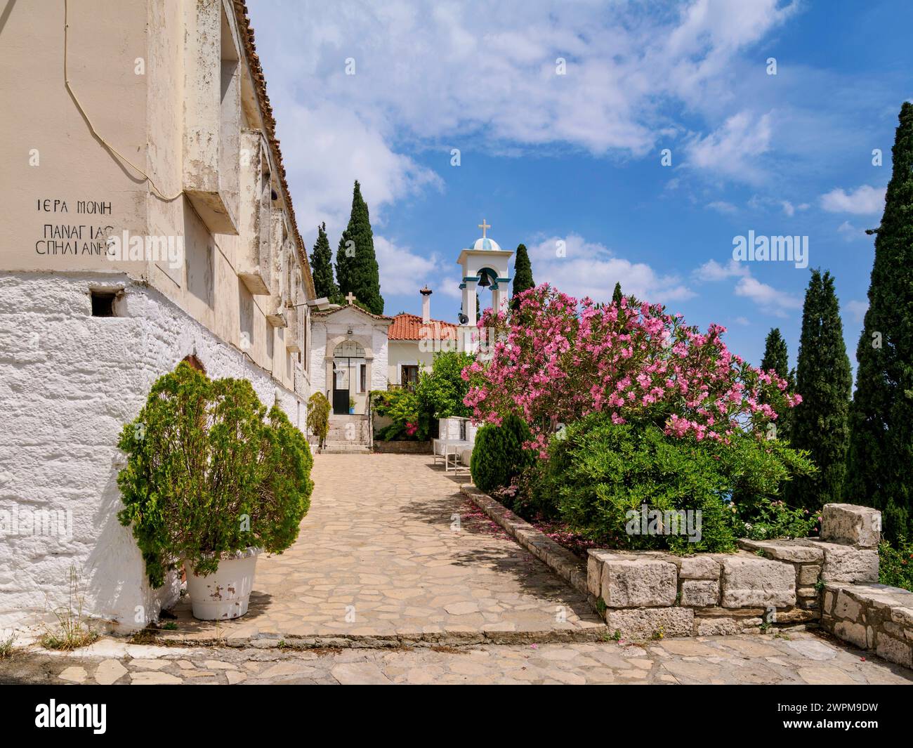 Panagia Spiliani Monastery, Pythagoreio, Samos Island, North Aegean, Greek Islands, Greece, Europe Copyright: KarolxKozlowski 1245-3360 Stock Photo