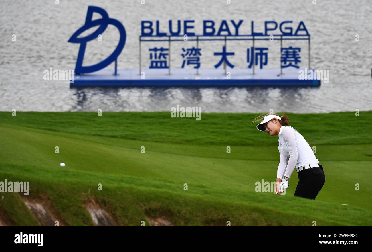 Lingshui, China's Hainan Province. 8th Mar, 2024. Liu Wenbo of China ...
