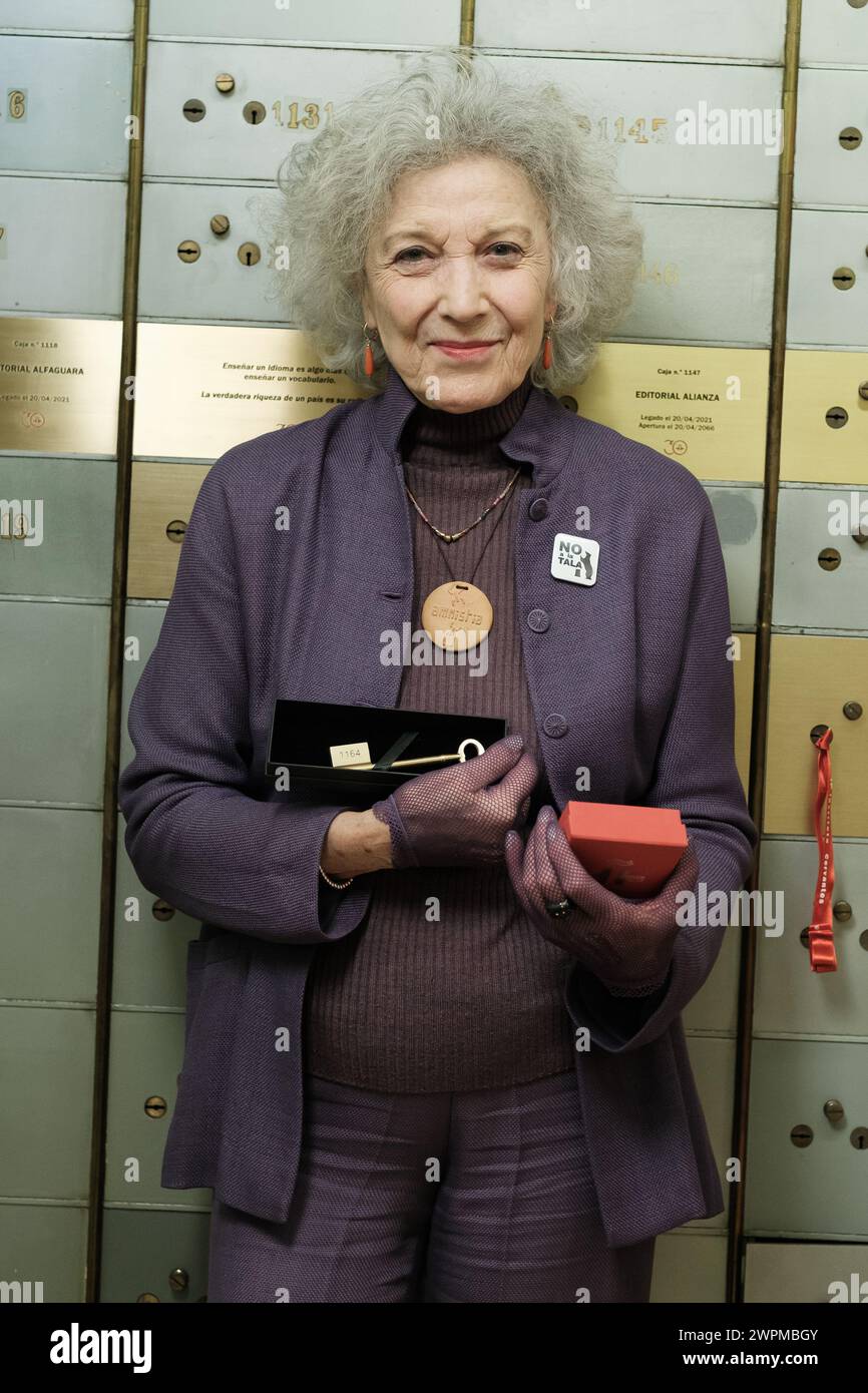 Madrid, Spain. 08th Mar, 2024. Marisa Paredes attend the Tribute on
