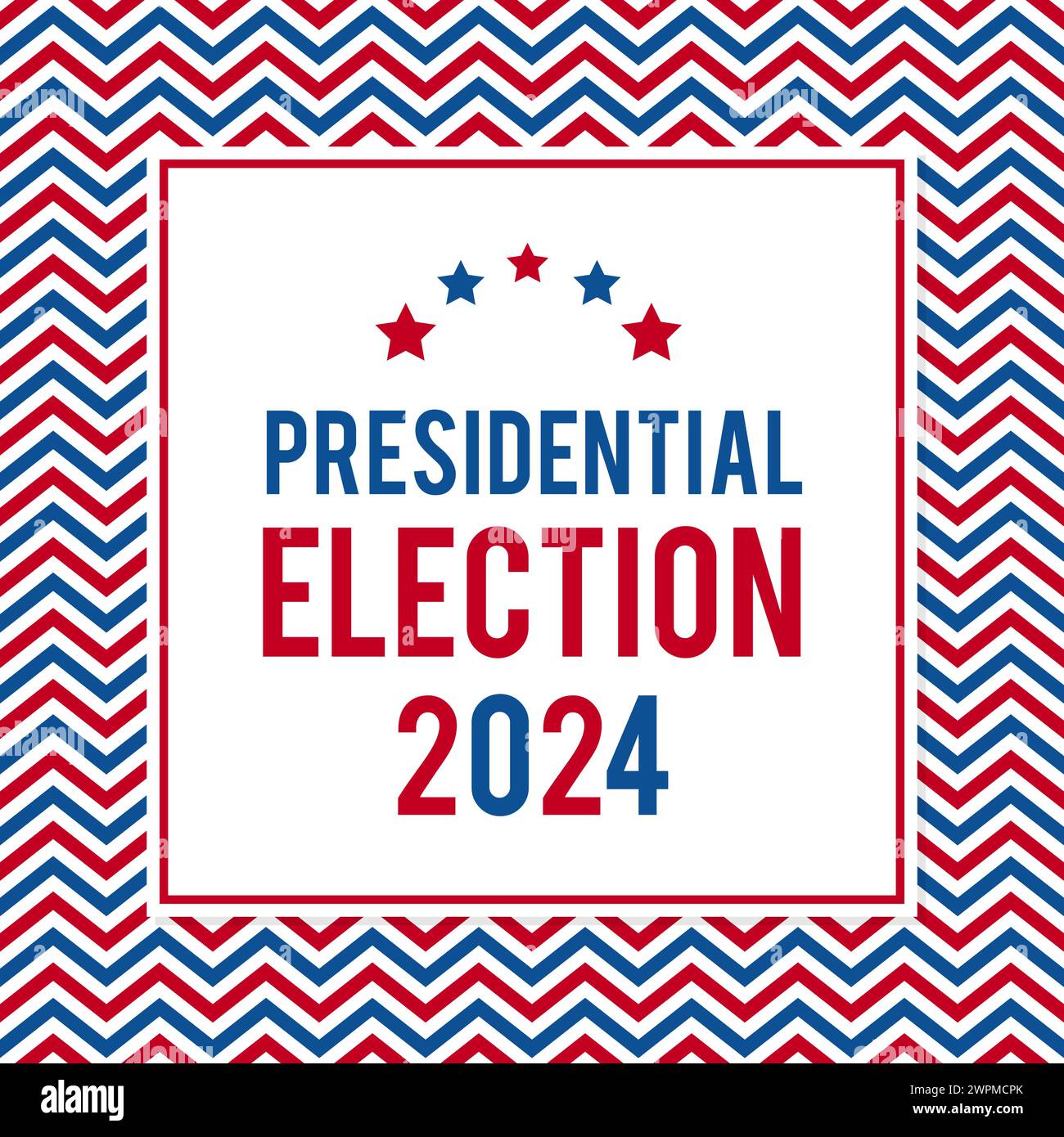 Presidential election 2024 United States of America. USA Patriotic ...