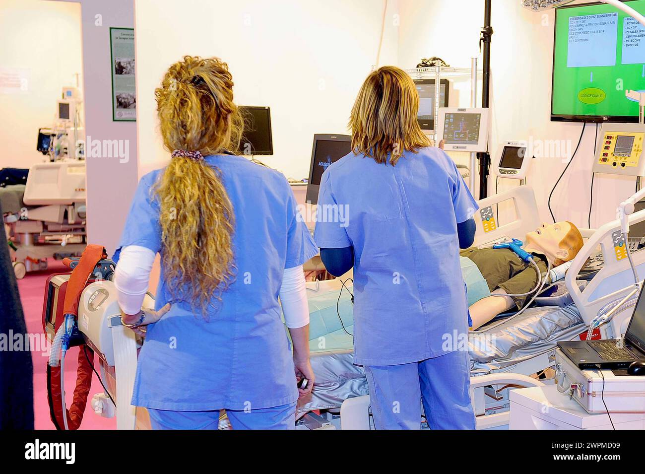 Ospedali e medici, pronto soccorso e ambulanza sanità Stock Photo