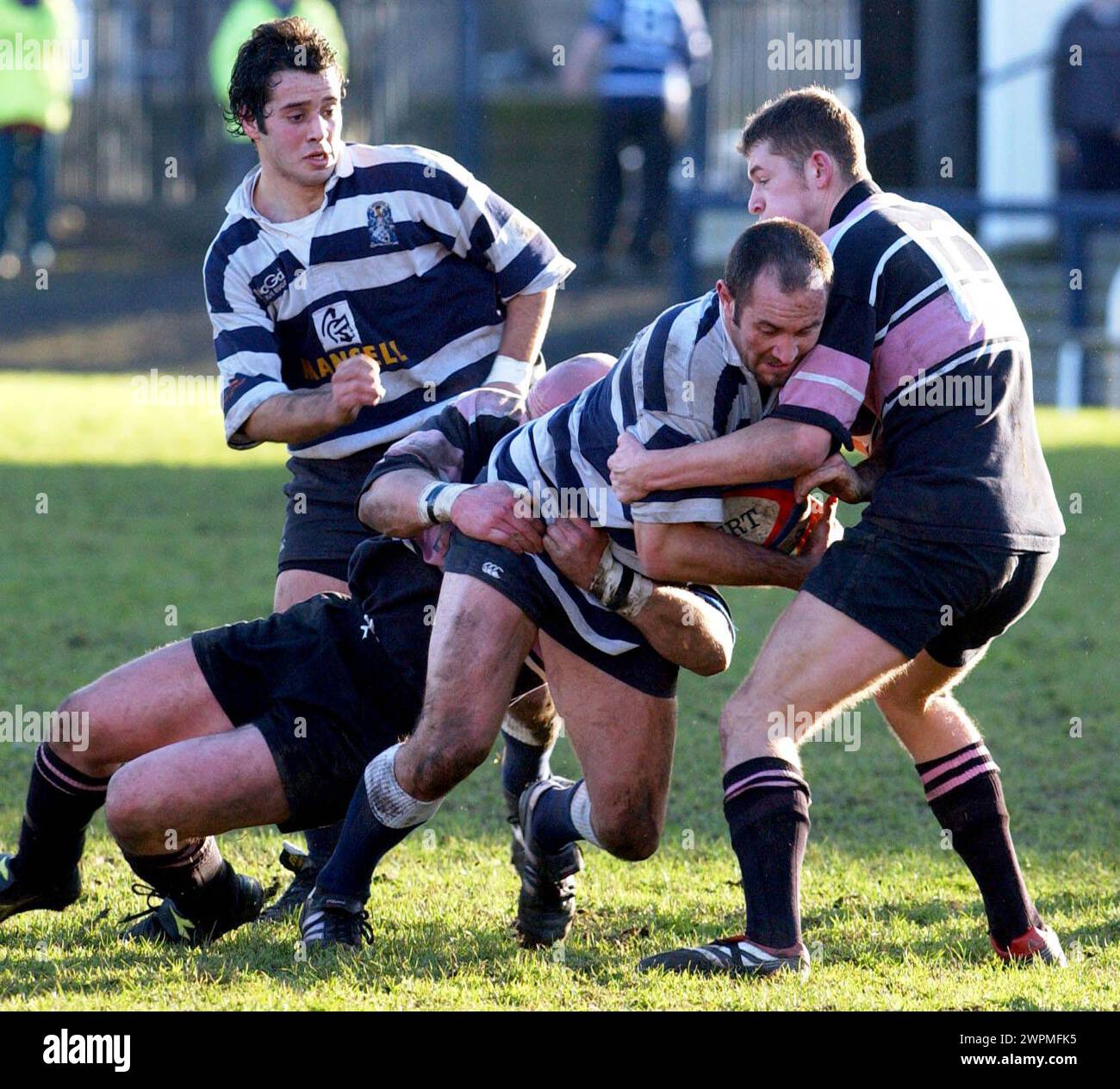 heriots v ayr, bt cellnet cup quarter final. 9/2/02. Heriots Craig Harrison on the charge. Stock Photo