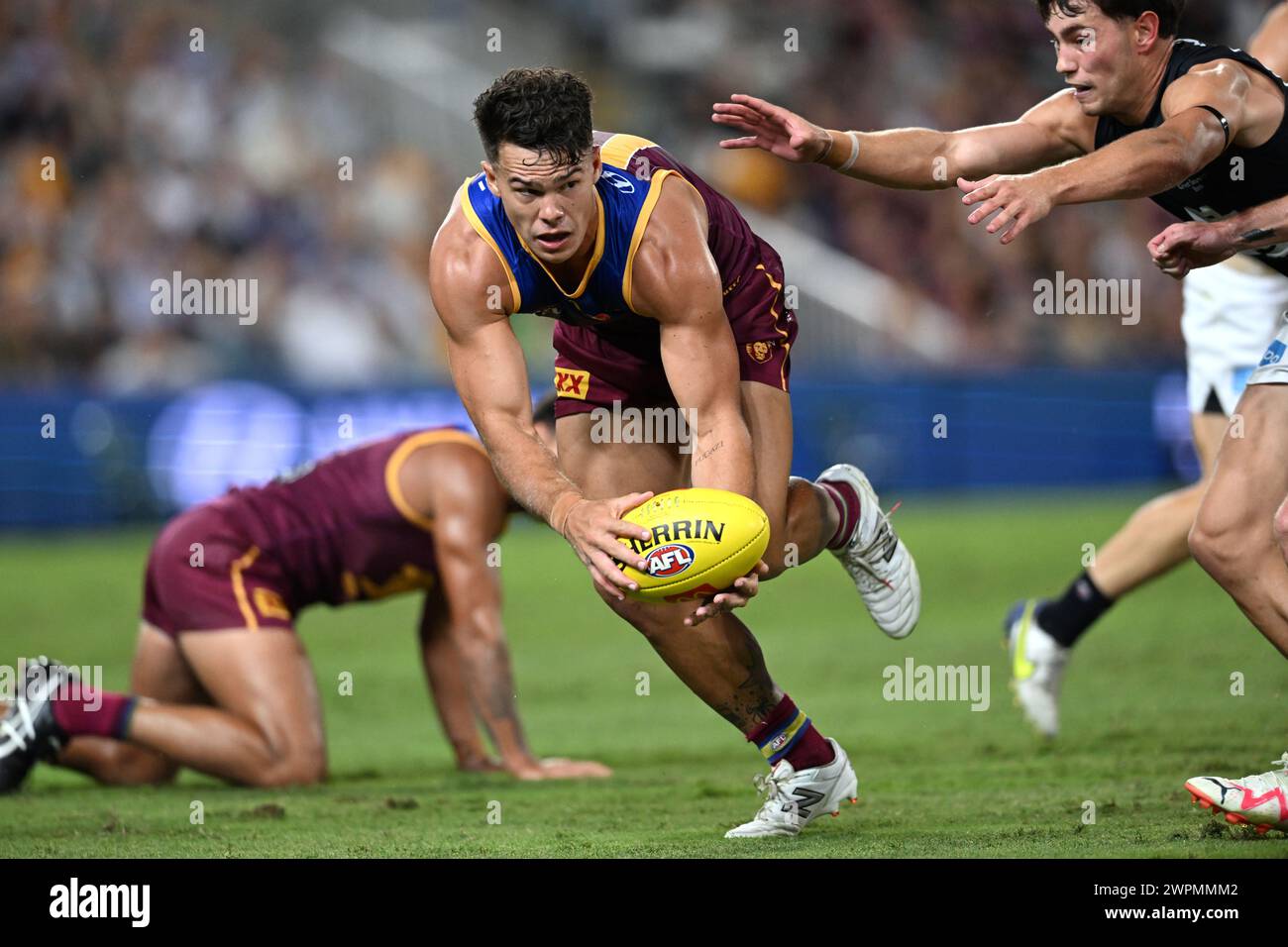 Brisbane, Australia. 08th Mar, 2024. Cam Rayner of the Lions in action during the AFL Opening